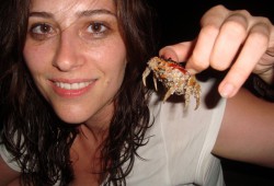 Außer der gemeinen Krabbe im Tayrona Nationalpark war Lisa Praefke, Marketing Manager von WORLD INSIGHT, keinen Gefahren in Kuba ausgesetzt
