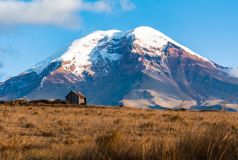 Ecuador Haus vor Anden