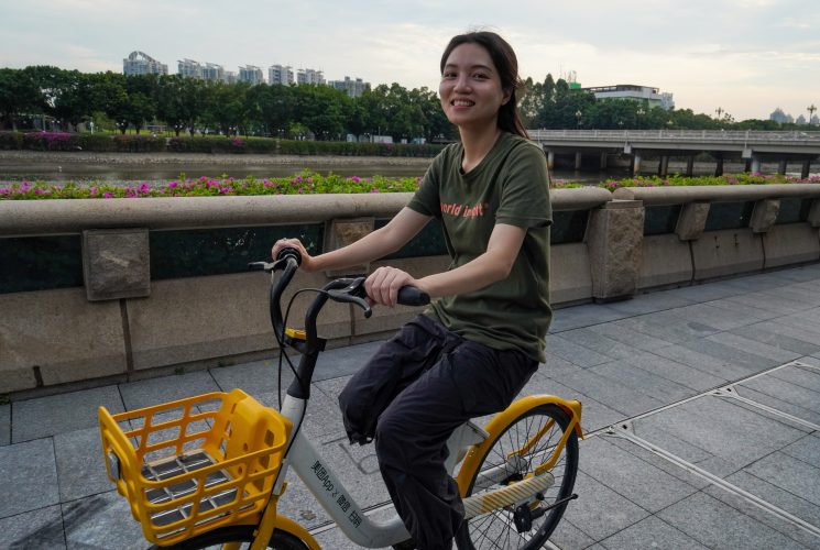 Mit dem Leih-Fahrrad die Städte Chinas entdecken: umweltfreundlich und entschleunigend.