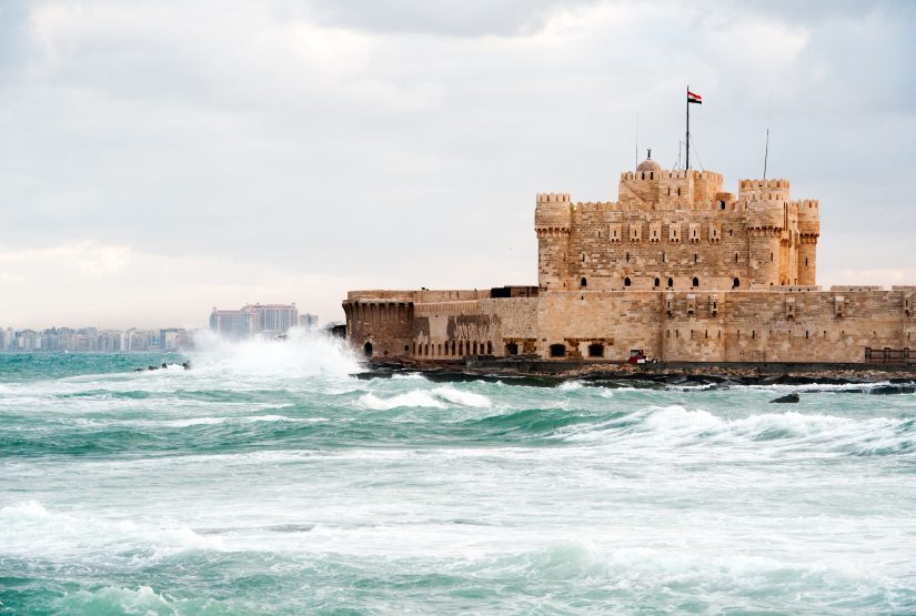 Zitadelle von Qaitbay in Alexandria in Ägypten.