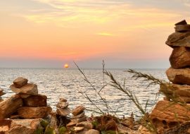 Sonnenuntergang am Meer
