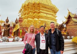 Jens, Frau und Guide Cha